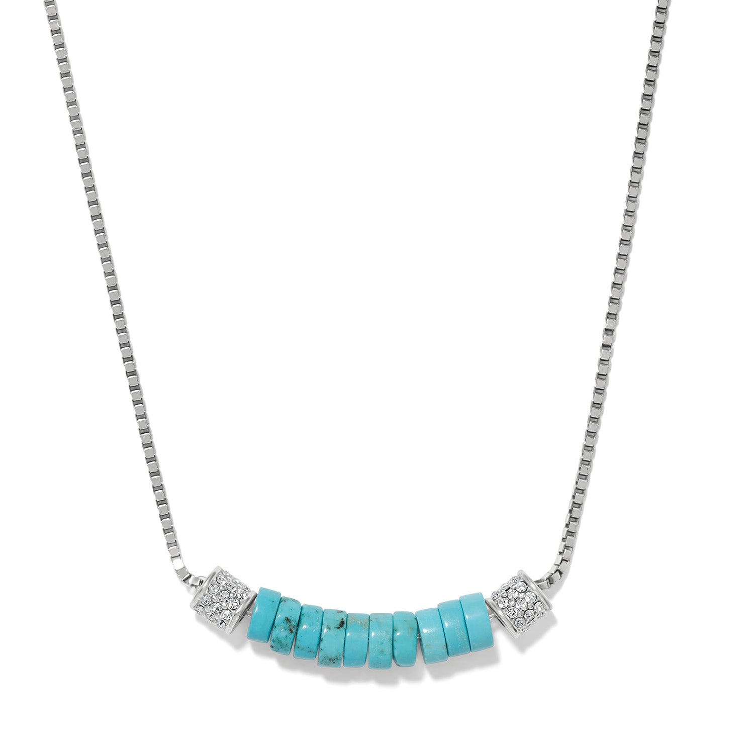 Meridian Petite Station Turquoise Necklace - Zinnias Gift Boutique
