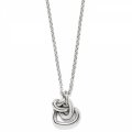 Interlok Curve Heart Necklace - Zinnias Gift Boutique
