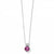 Meridian Aurora Petite Necklace Amethyst