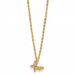 Enchanting Butterfly Necklace Gold