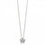 Enchanting Flower Necklace Silver