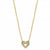 Enchanting Heart Necklace gold