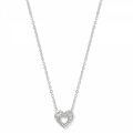 Enchanting Heart Necklace  Silver