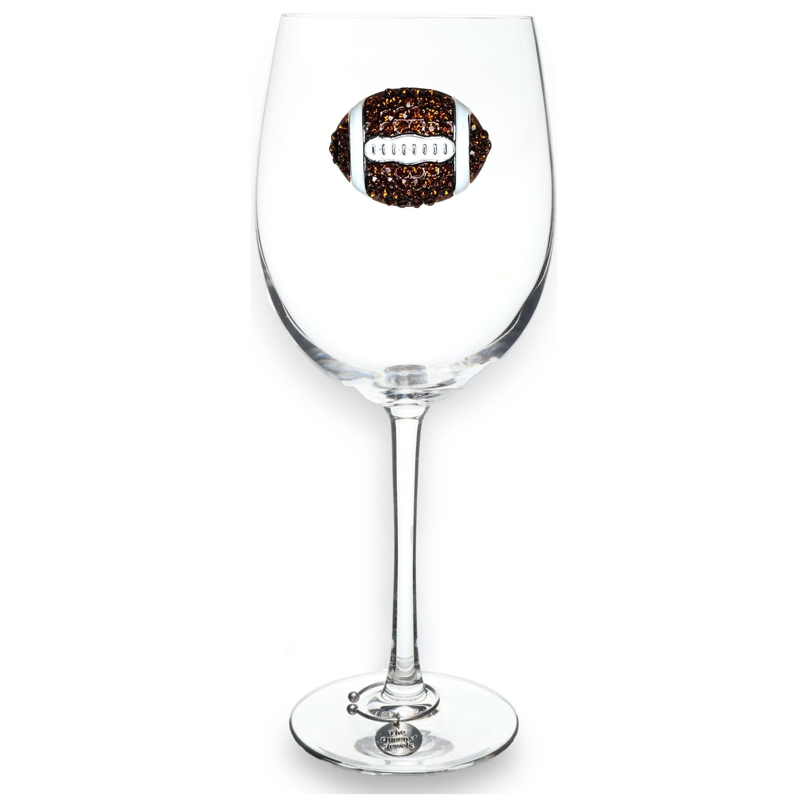 Football Stemmed Glass - Zinnias Gift Boutique
