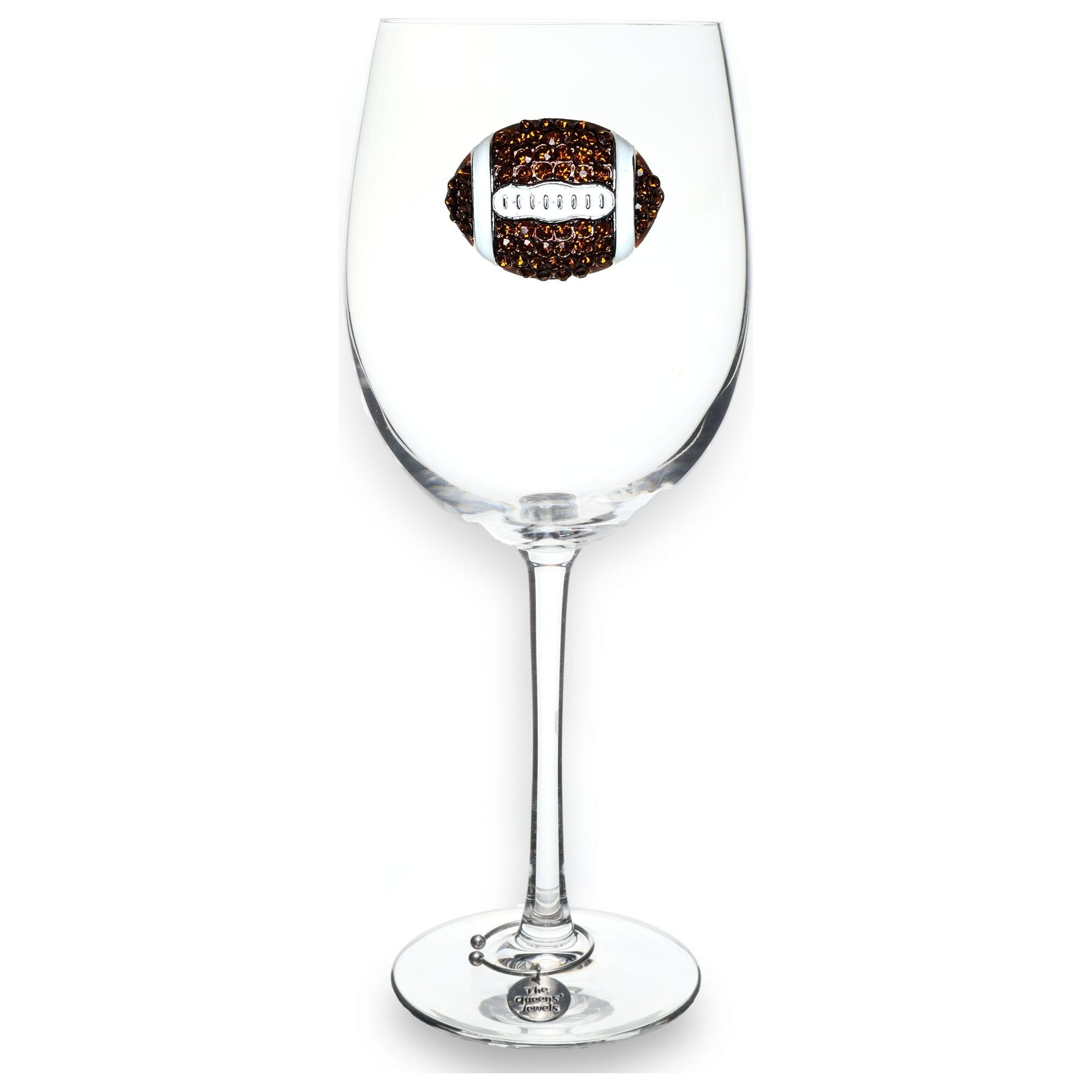 Football Stemmed Glass - Zinnias Gift Boutique