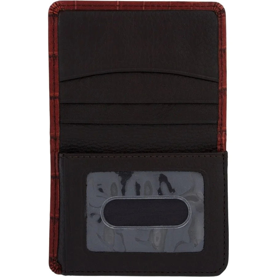 Brn Rockefeller Flip Wallet - Zinnias Gift Boutique