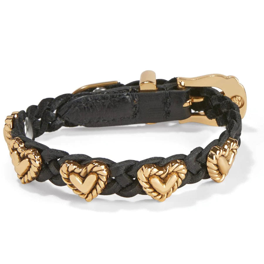 Roped Heart Braid Bandit Bracelet - Zinnias Gift Boutique