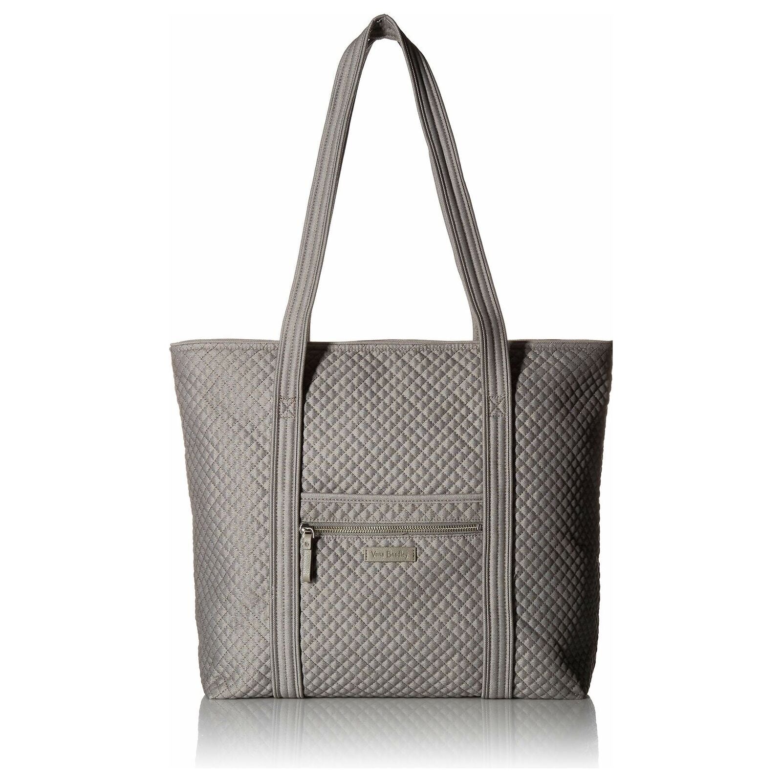 Iconic Vera Tote Denim Gray WH - Zinnias Gift Boutique