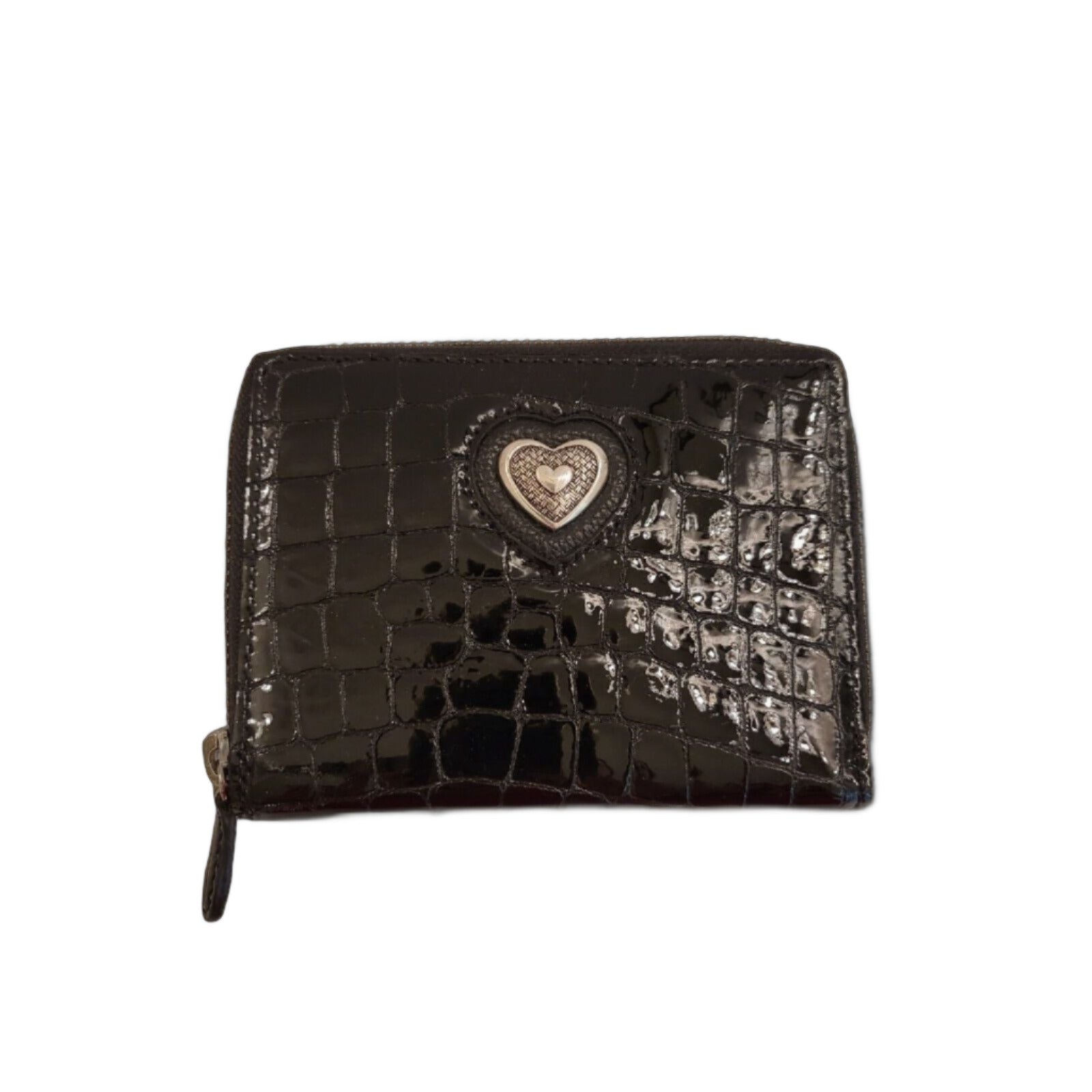 Belisimo Heart Med Wallet Black - Zinnias Gift Boutique