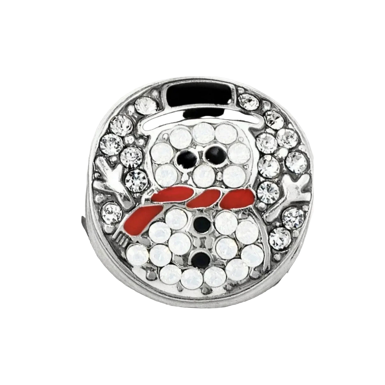 Blingy Snowman Bead - Zinnias Gift Boutique