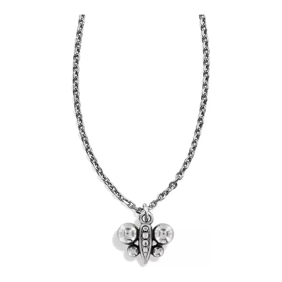 Brighton Meridian Petite Butterfly Necklace Silver - Zinnias Gift Boutique
