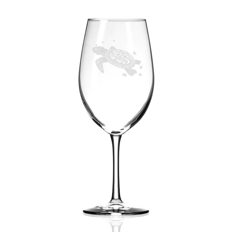 Turtle 18oz All Purpose Wine Glass - Zinnias Gift Boutique