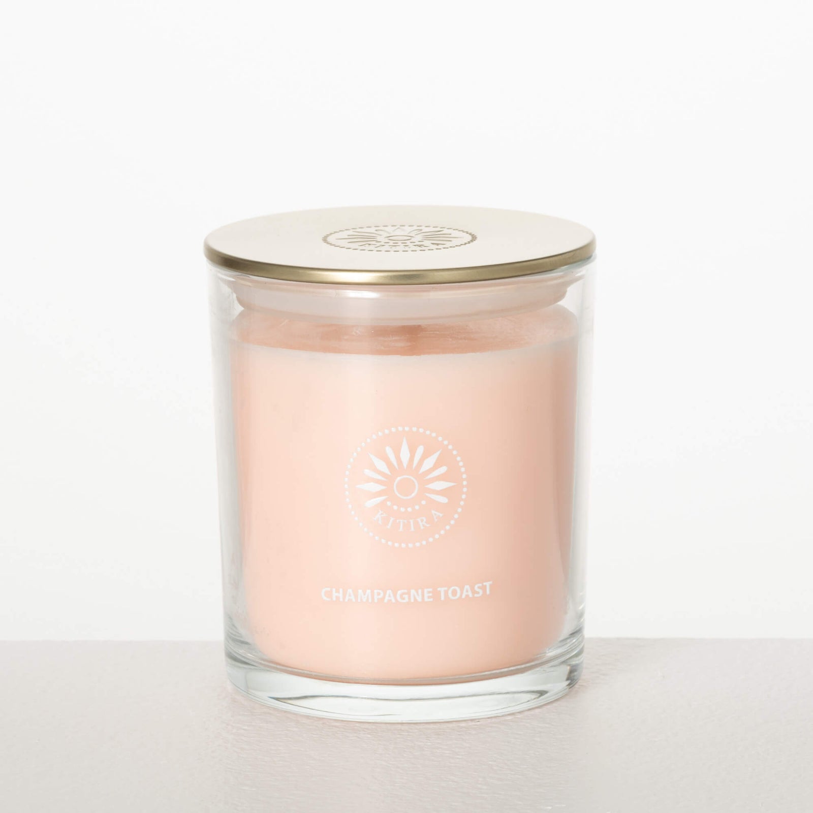 CHAMPAGNE JAR CANDLE - Zinnias Gift Boutique