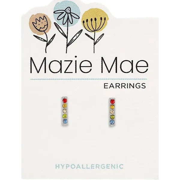 Silver Mazie Mae Earrings - Zinnias Gift Boutique