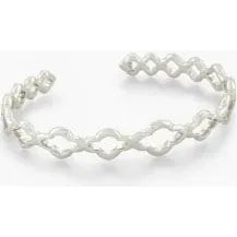 Abbie Cuff Bracelet Silver - Zinnias Gift Boutique