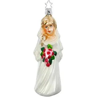 Bride Ornament German Glass - Zinnias Gift Boutique