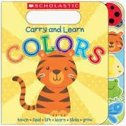 Carry and learn colors board book - Zinnias Gift Boutique
