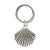 Silver Shells Key Fob - Zinnias Gift Boutique