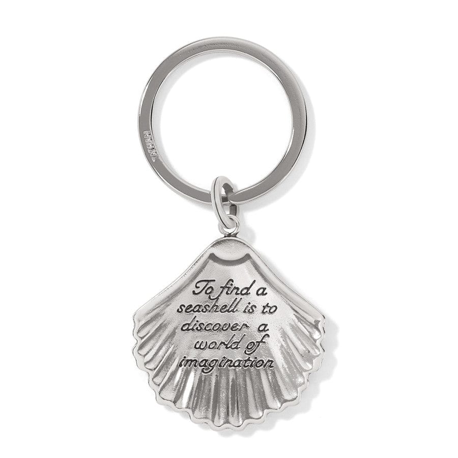 Silver Shells Key Fob - Zinnias Gift Boutique