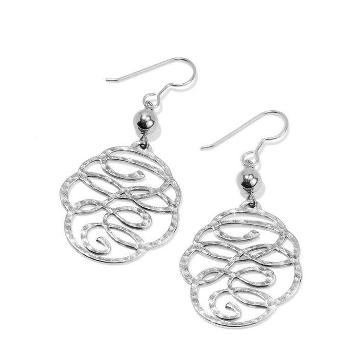 Skribbel French Wire Earrings - Zinnias Gift Boutique