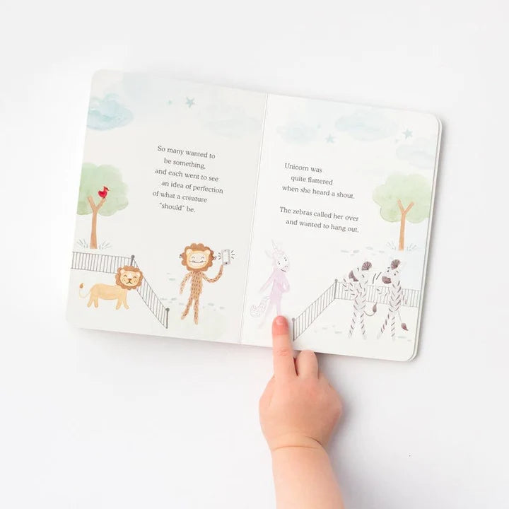 Unicorn Dares to be Unique: A Lesson in Authenticty (Book Only) - Zinnias Gift Boutique
