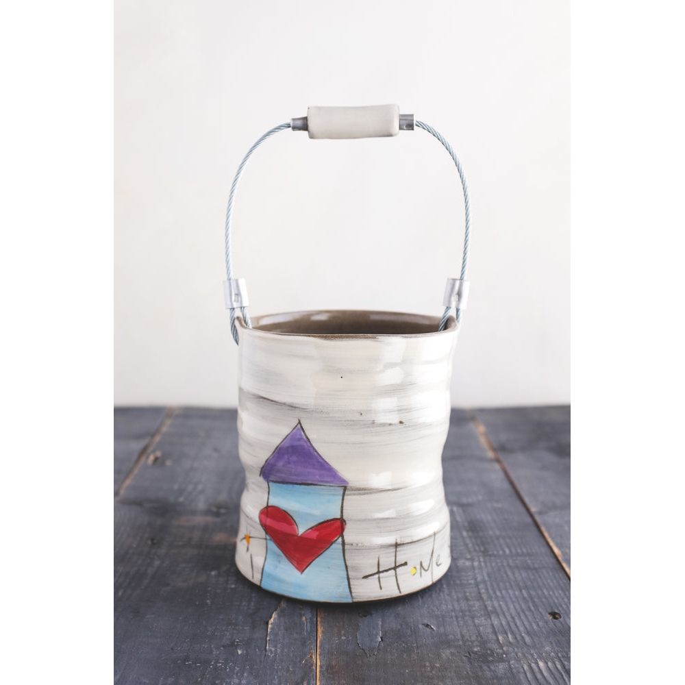 Large Bucket (Home Sweet Home) - Zinnias Gift Boutique