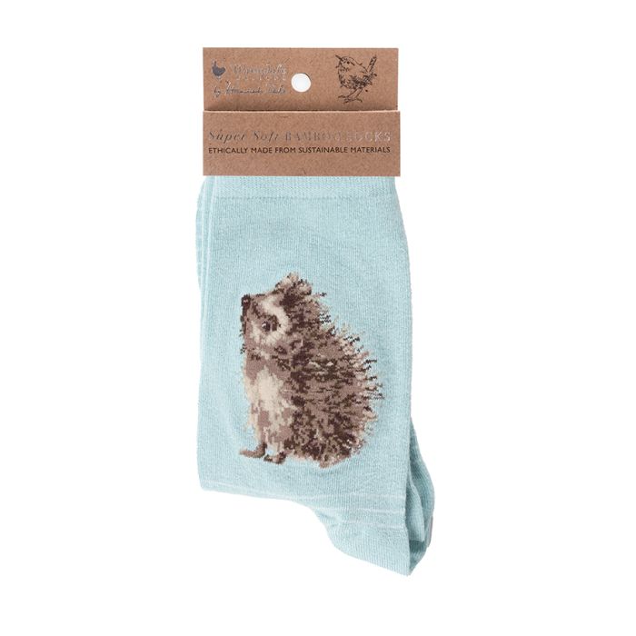 Hedgehog Sock - Hedgehugs - GREEN - Zinnias Gift Boutique