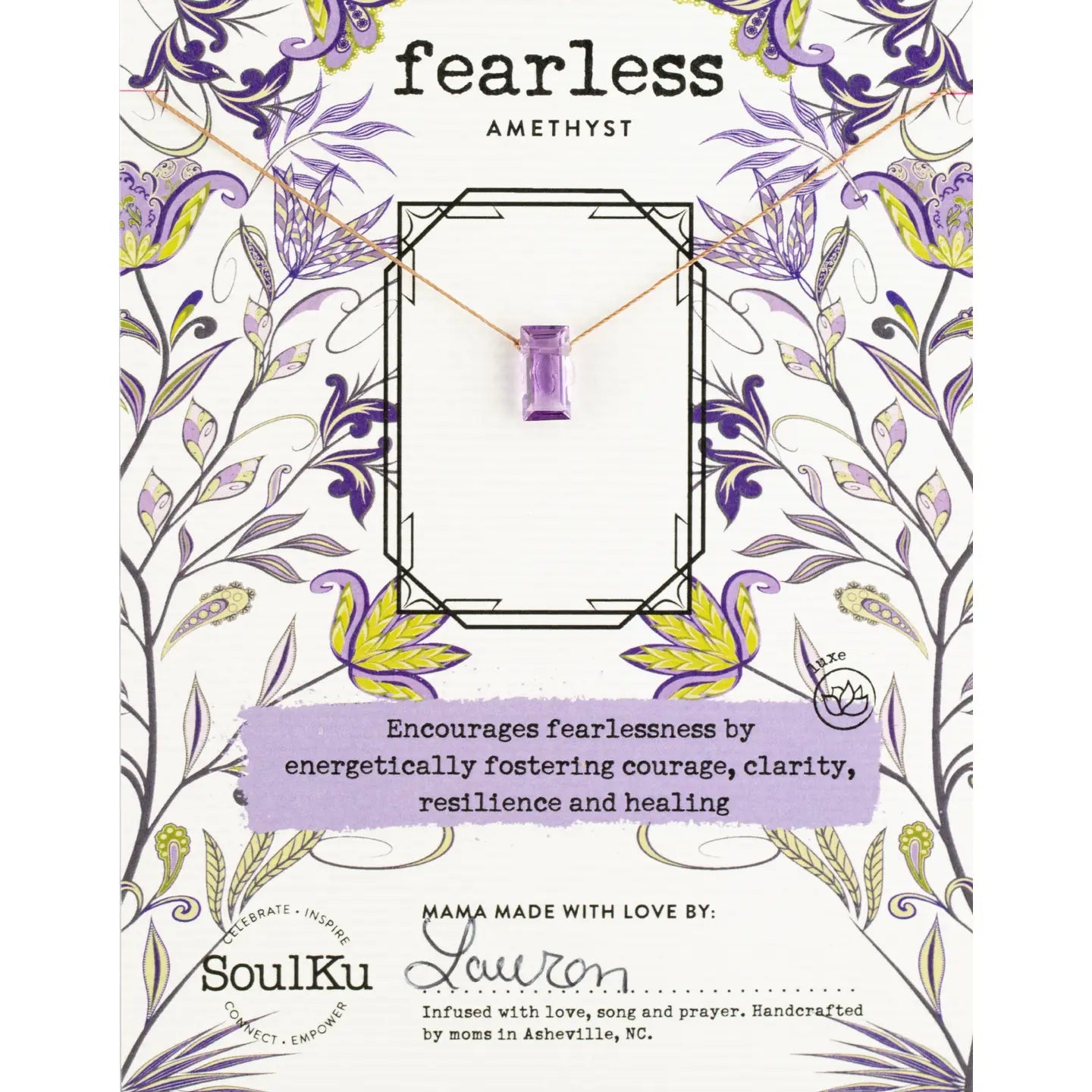 Fearless Amythyst - Zinnias Gift Boutique