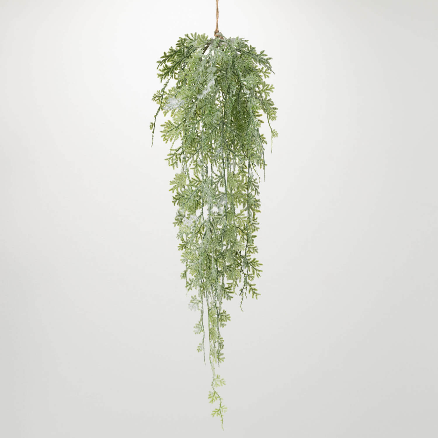 Frosted Fern Hanging Drop - Zinnias Gift Boutique