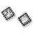 Sparkle Square Mini Post Earrings - Zinnias Gift Boutique