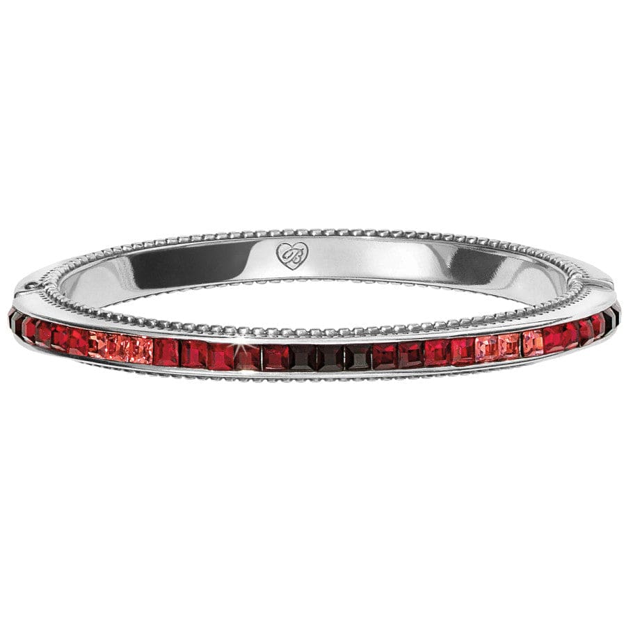 Red Spectrum Hinged Bangle - Zinnias Gift Boutique