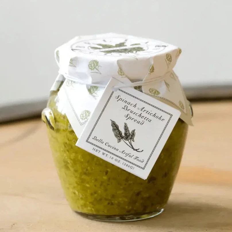 Spinach & Artichoke Bruschetta Spread, 10 oz. - Zinnias Gift Boutique