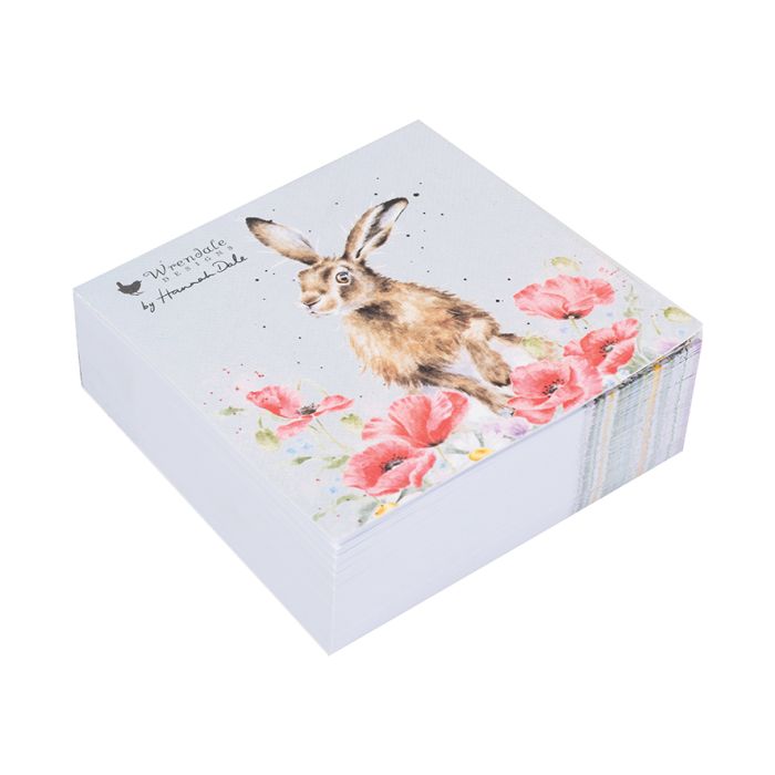 Hare Sticky Notes - Field of Flowers - Zinnias Gift Boutique