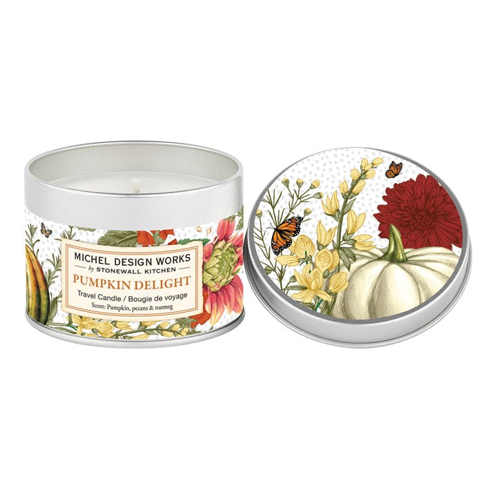 Pumpkin Delight Travel Candle - Zinnias Gift Boutique