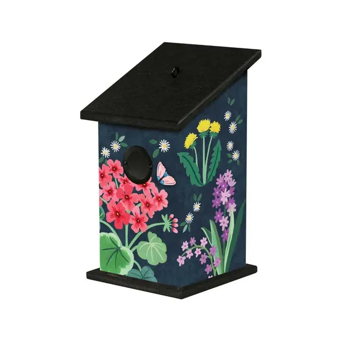 Geranium Welcome Birdhouse - Zinnias Gift Boutique
