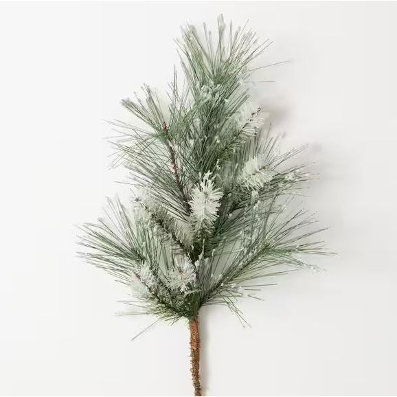 Flocked Pine Pick - Zinnias Gift Boutique