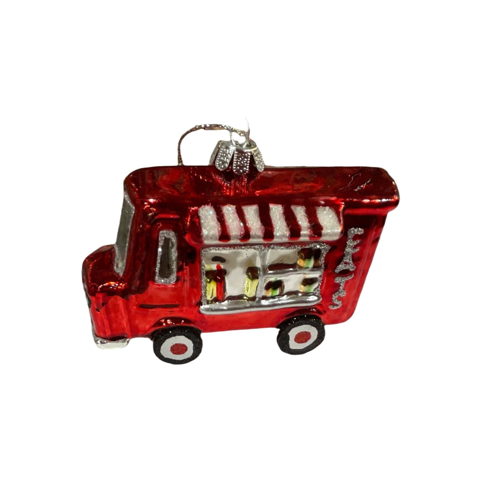 Food Truck Ornament Glass - Zinnias Gift Boutique