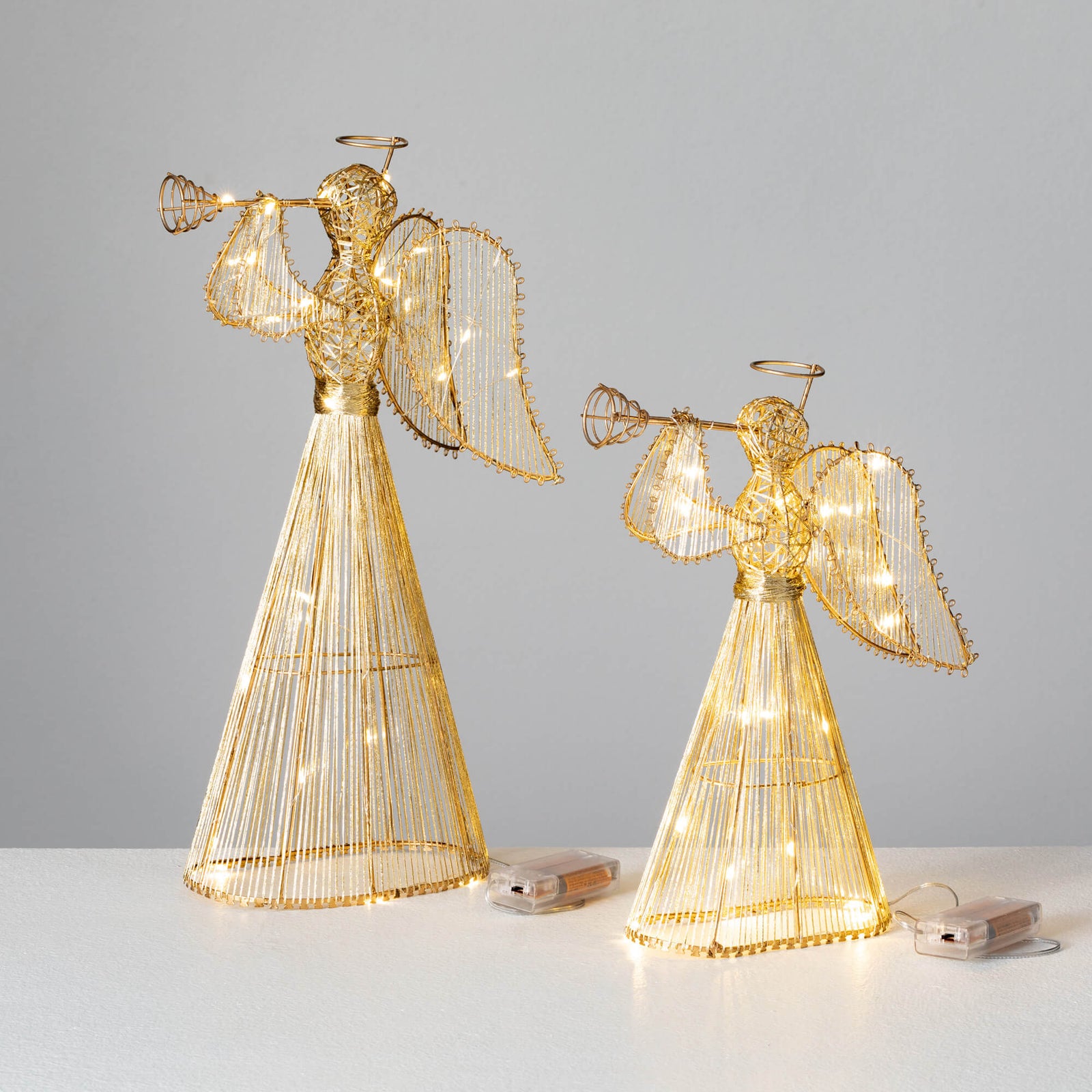 LED Gold Angel - Zinnias Gift Boutique