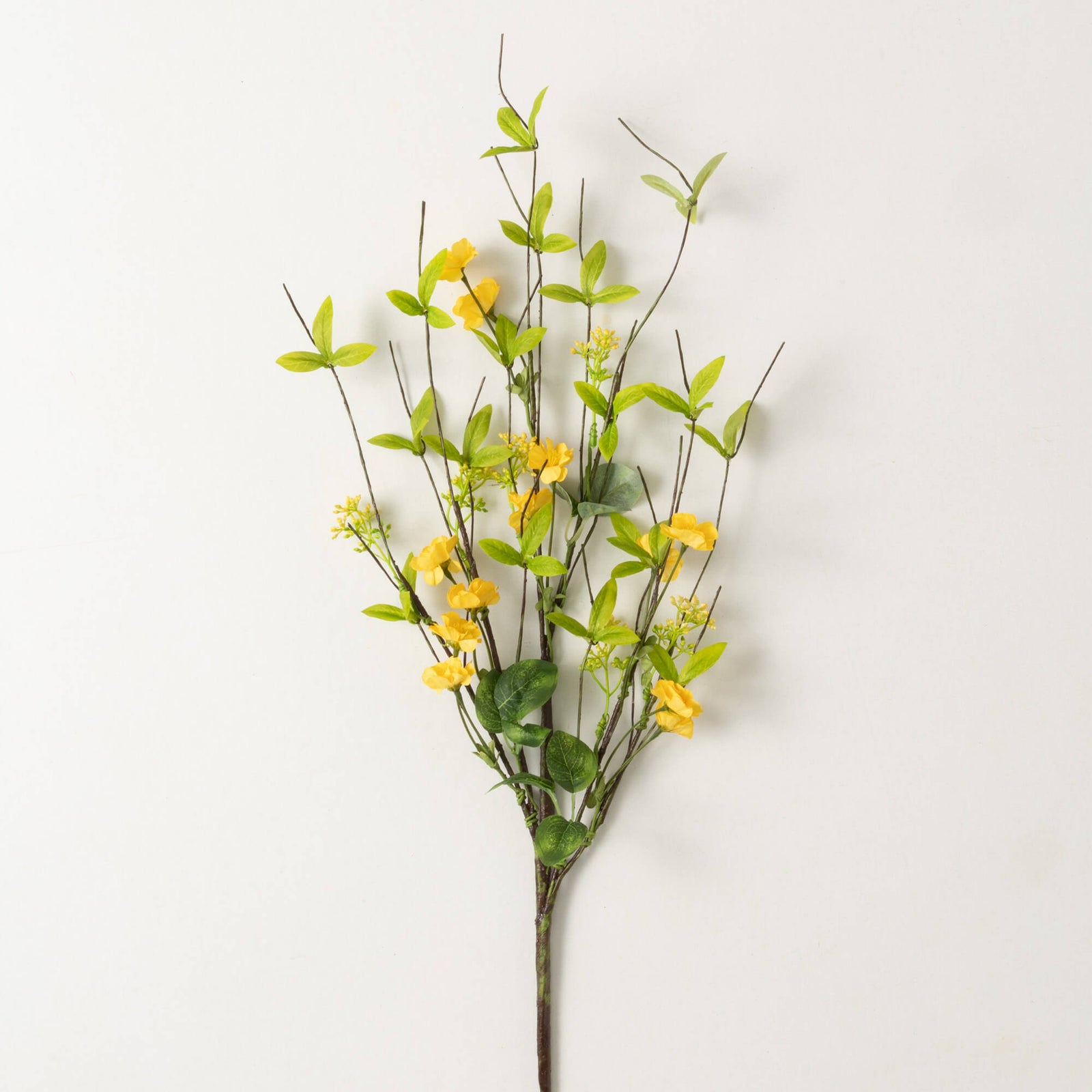 YELLOW BLOSSOM & LEAF SPRAY - Zinnias Gift Boutique