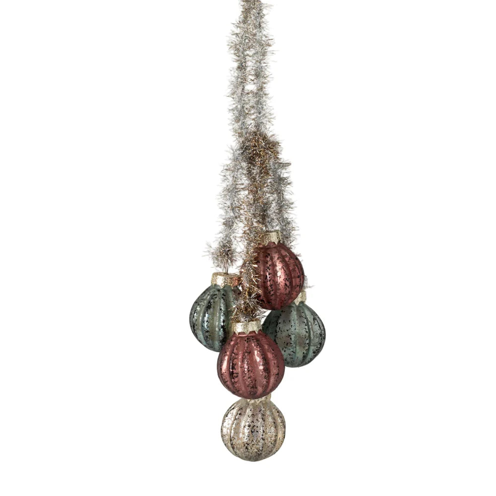 Ball Cluster Ornament - Zinnias Gift Boutique