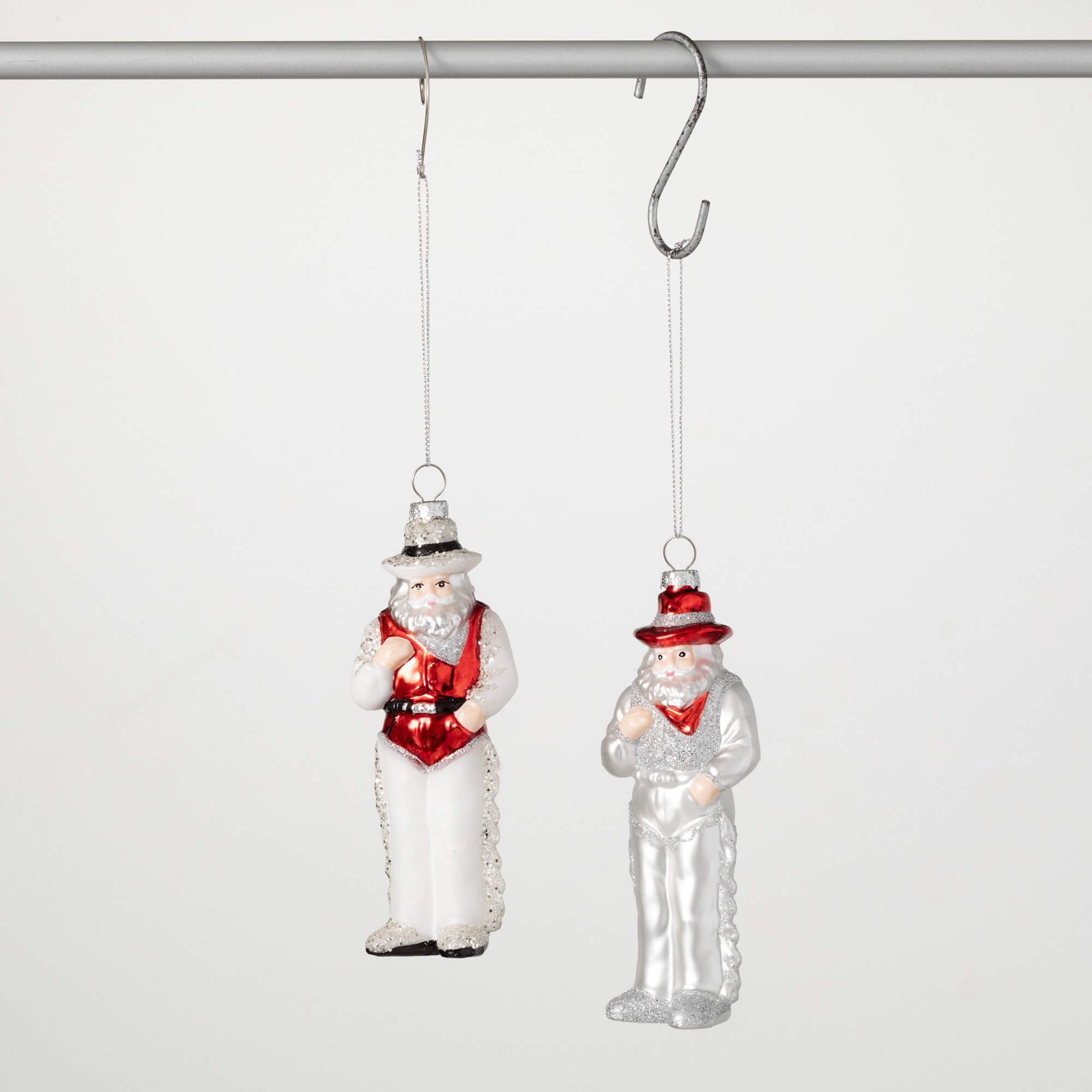 WESTERN SANTA ORNAMENT - Zinnias Gift Boutique