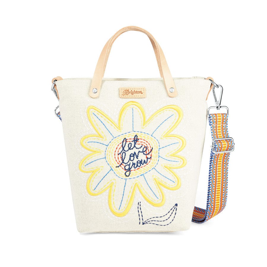 Sunny Daisy Emb Medium Messenger Bag - Zinnias Gift Boutique