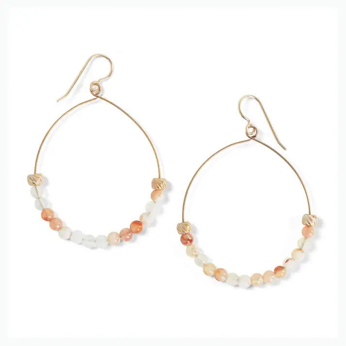 Sunset Cove Hoop Earrings - Zinnias Gift Boutique