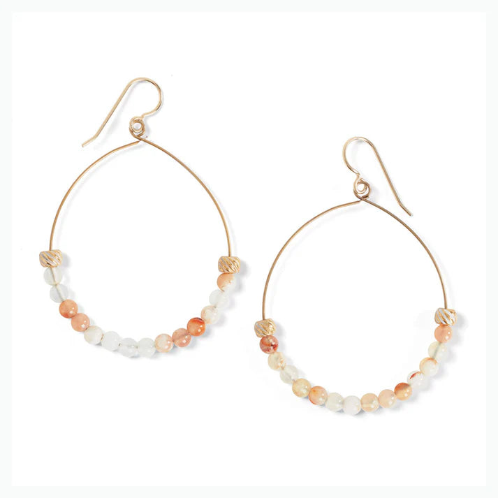 Sunset Cove Hoop Earrings - Zinnias Gift Boutique