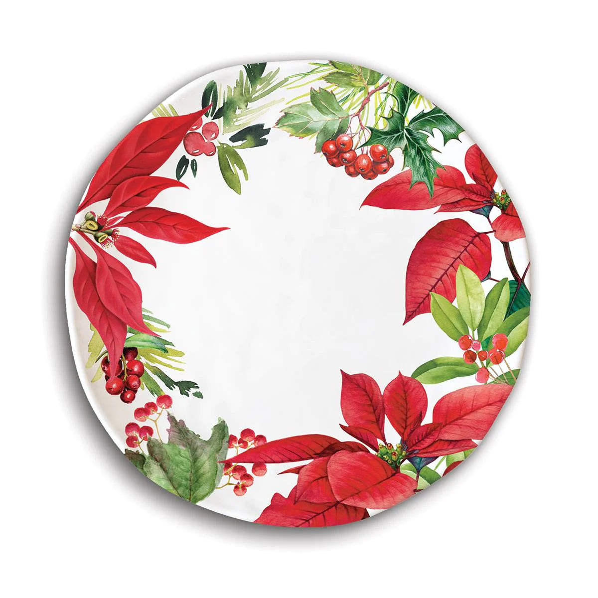 Merry christmas round server XL tray - Zinnias Gift Boutique