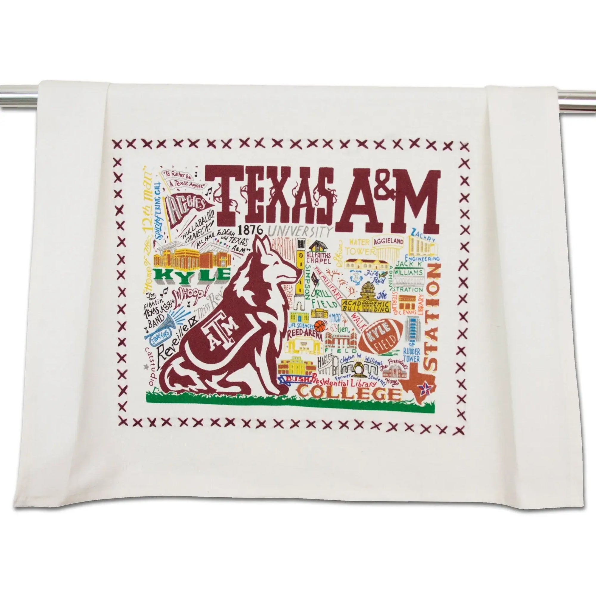 Dish Towel - Collegiate - Zinnias Gift Boutique