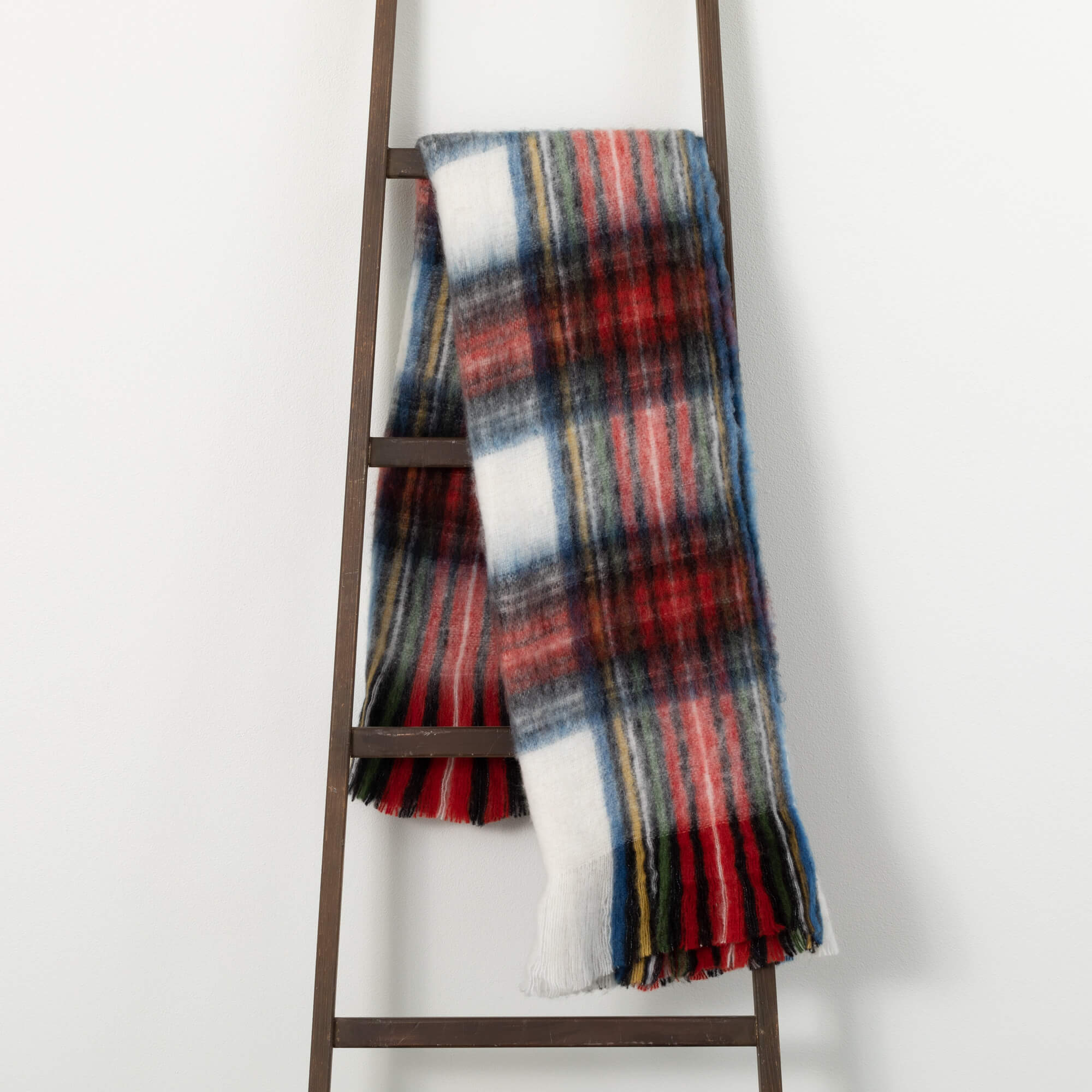 Red and Black Plaid Throw - Zinnias Gift Boutique