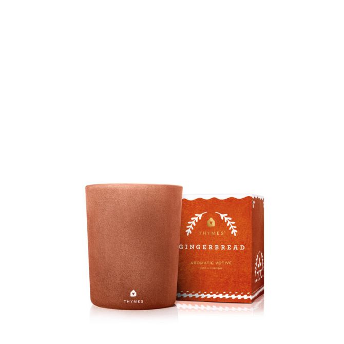 Gingerbread Votive Candle - Zinnias Gift Boutique