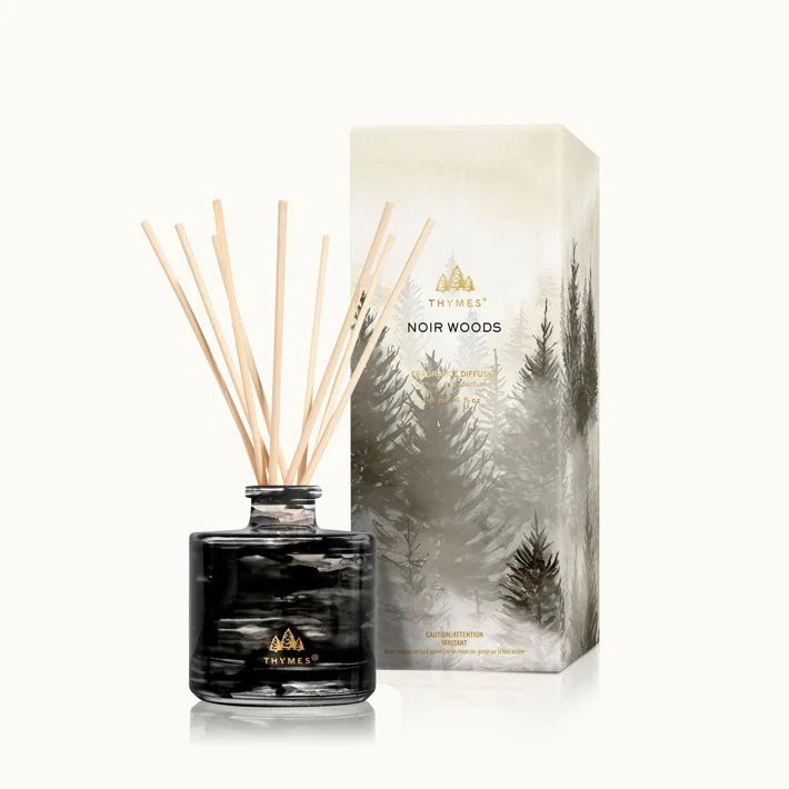 Noir Woods Petite Reed Diffuser - Zinnias Gift Boutique