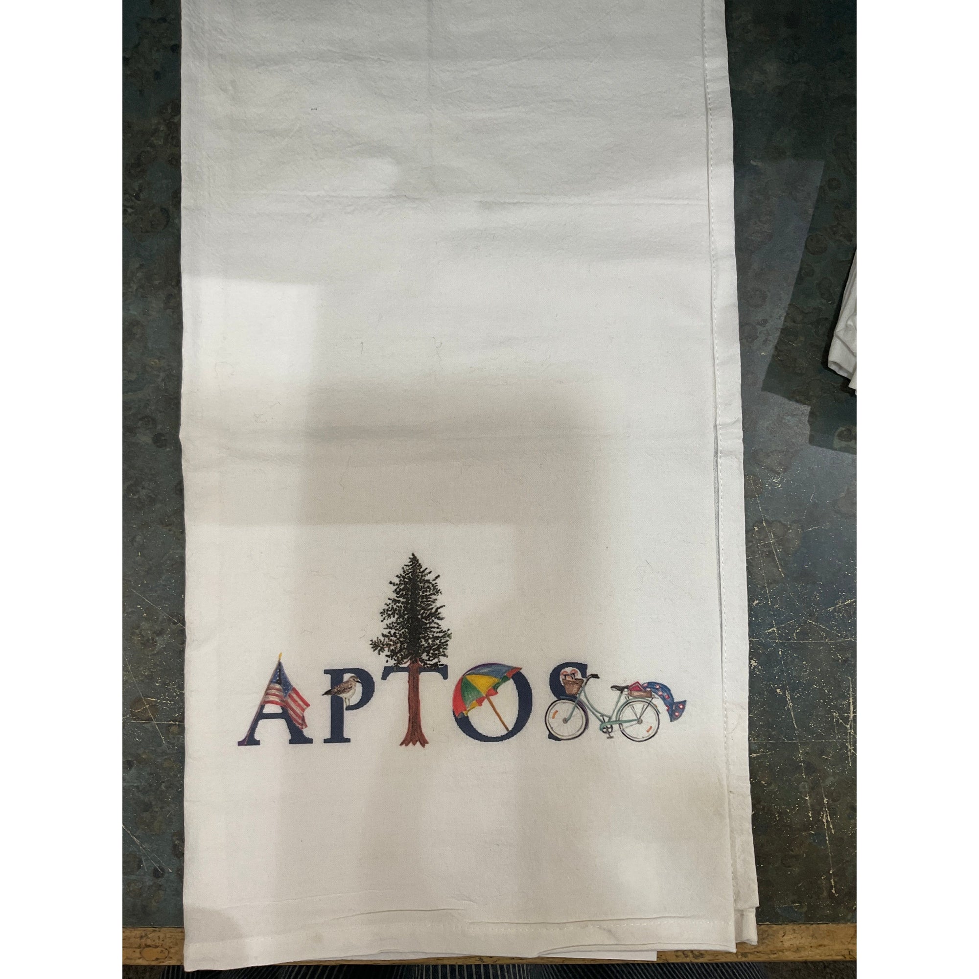Aptos Flour Sack Towel Zinnias Exclusive - Zinnias Gift Boutique